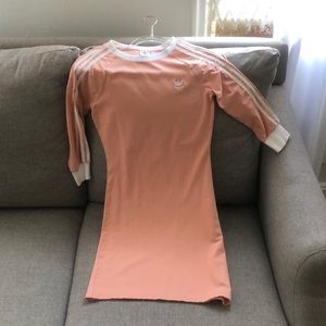 Peach Adidas dress